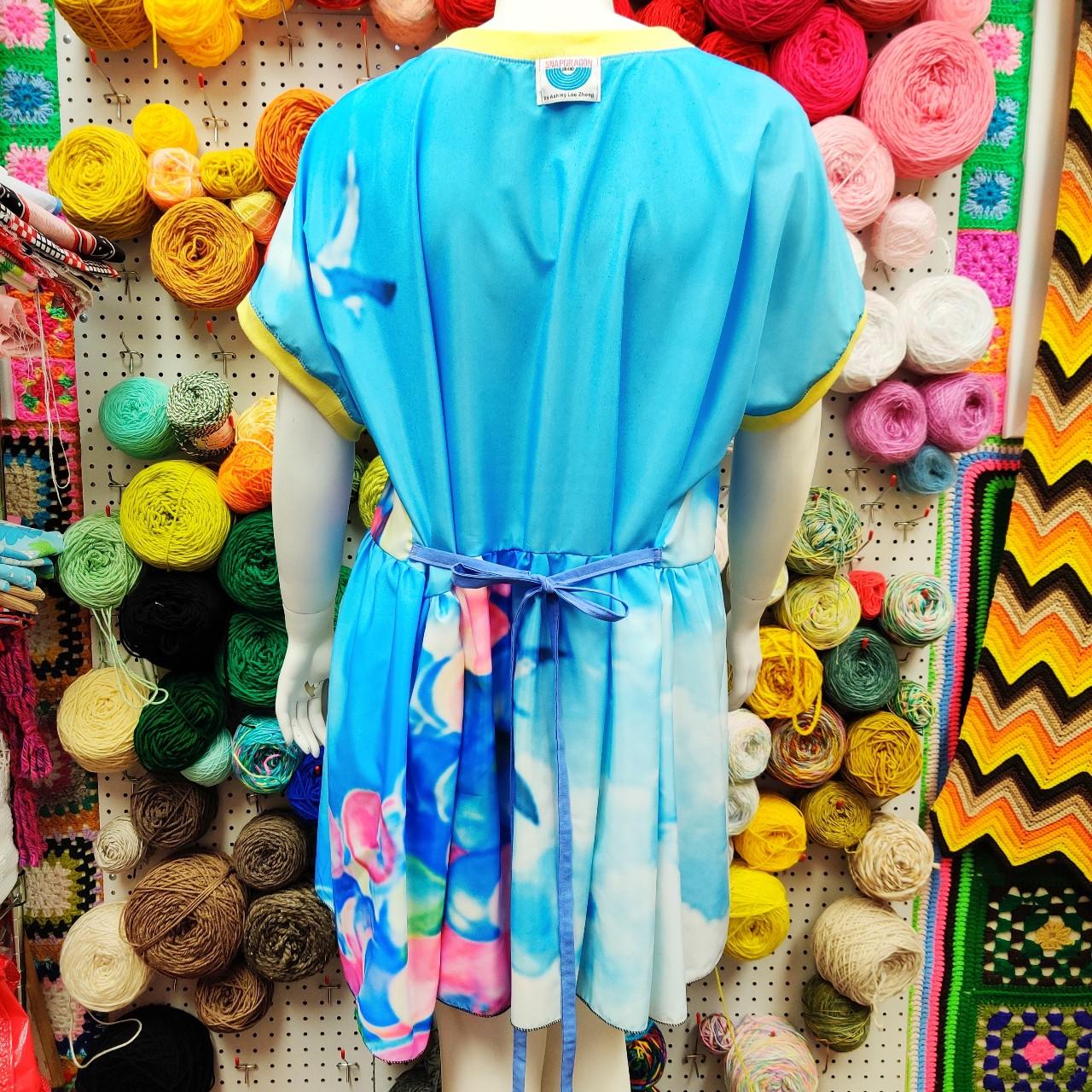 2XL, 3XL: Blue Skies Babydoll dress