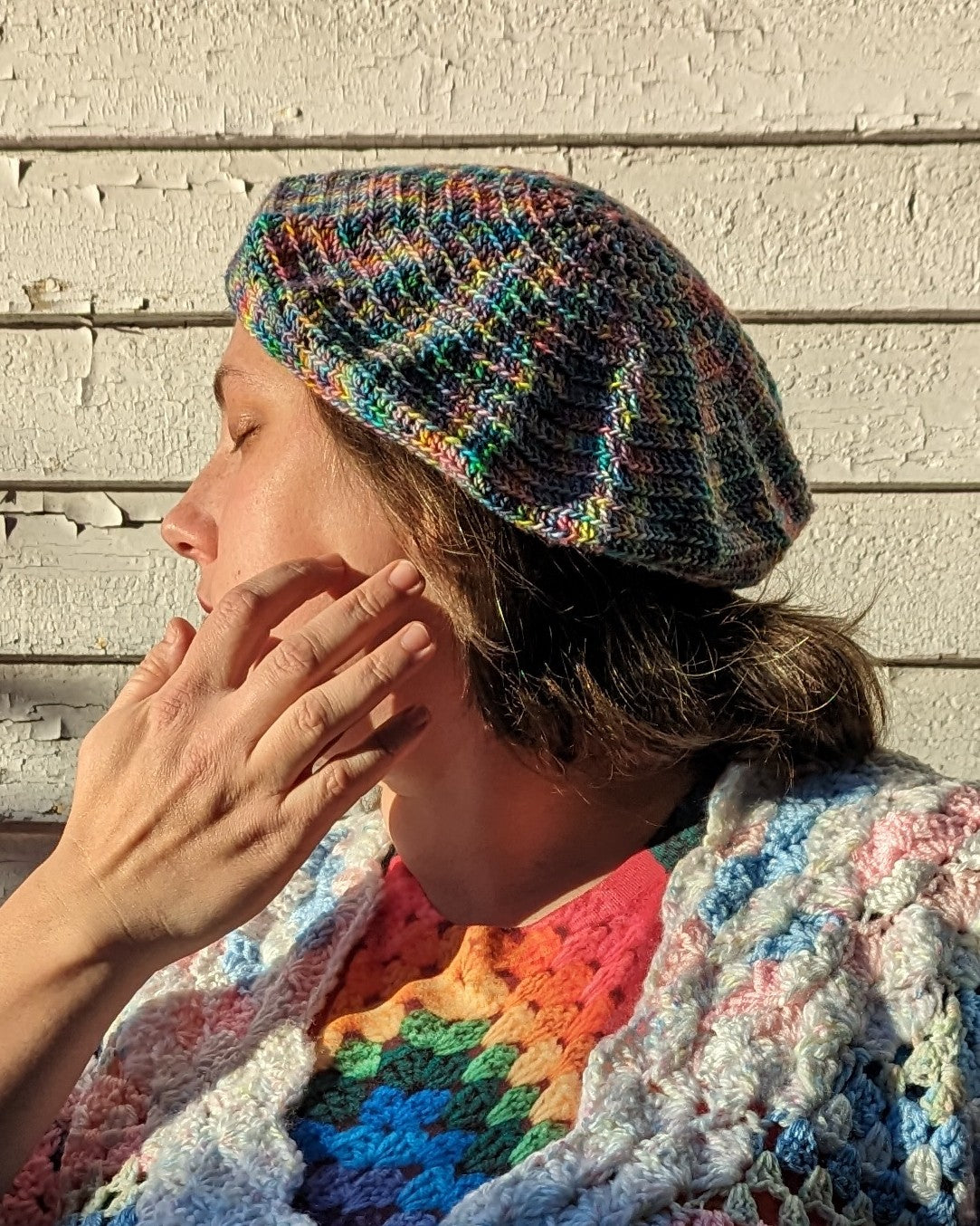 NEW: XL Beret, handmade w/ Madeline Tosh Fibers