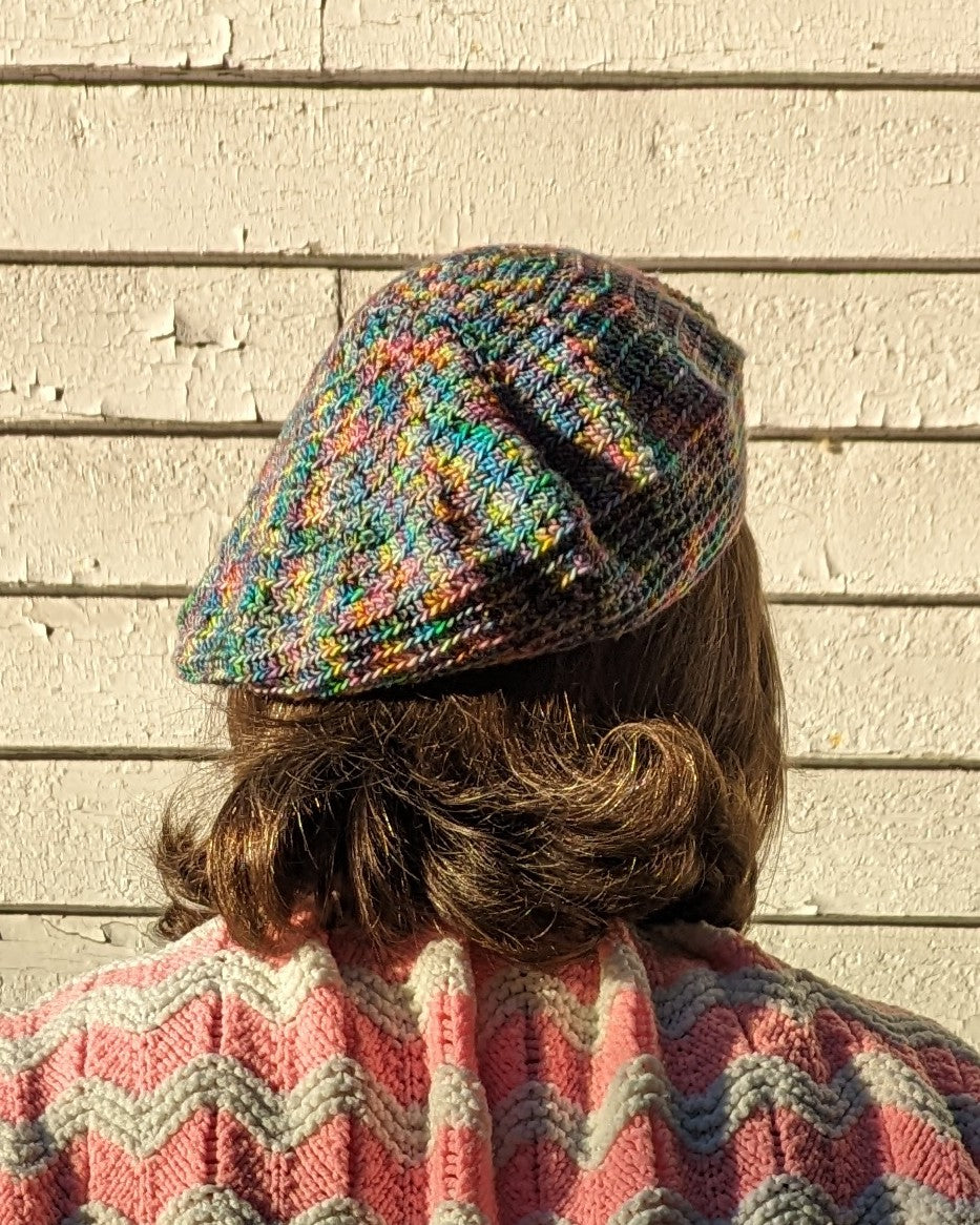 NEW: XL Beret, handmade w/ Madeline Tosh Fibers