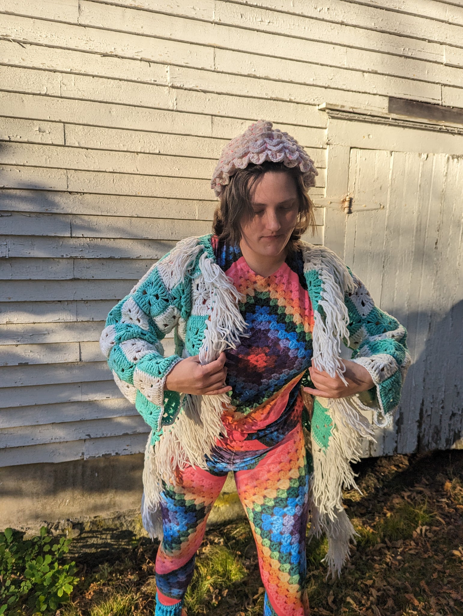 Holiday Special: Choice of 2 Handmade Upcycled Granny Coats