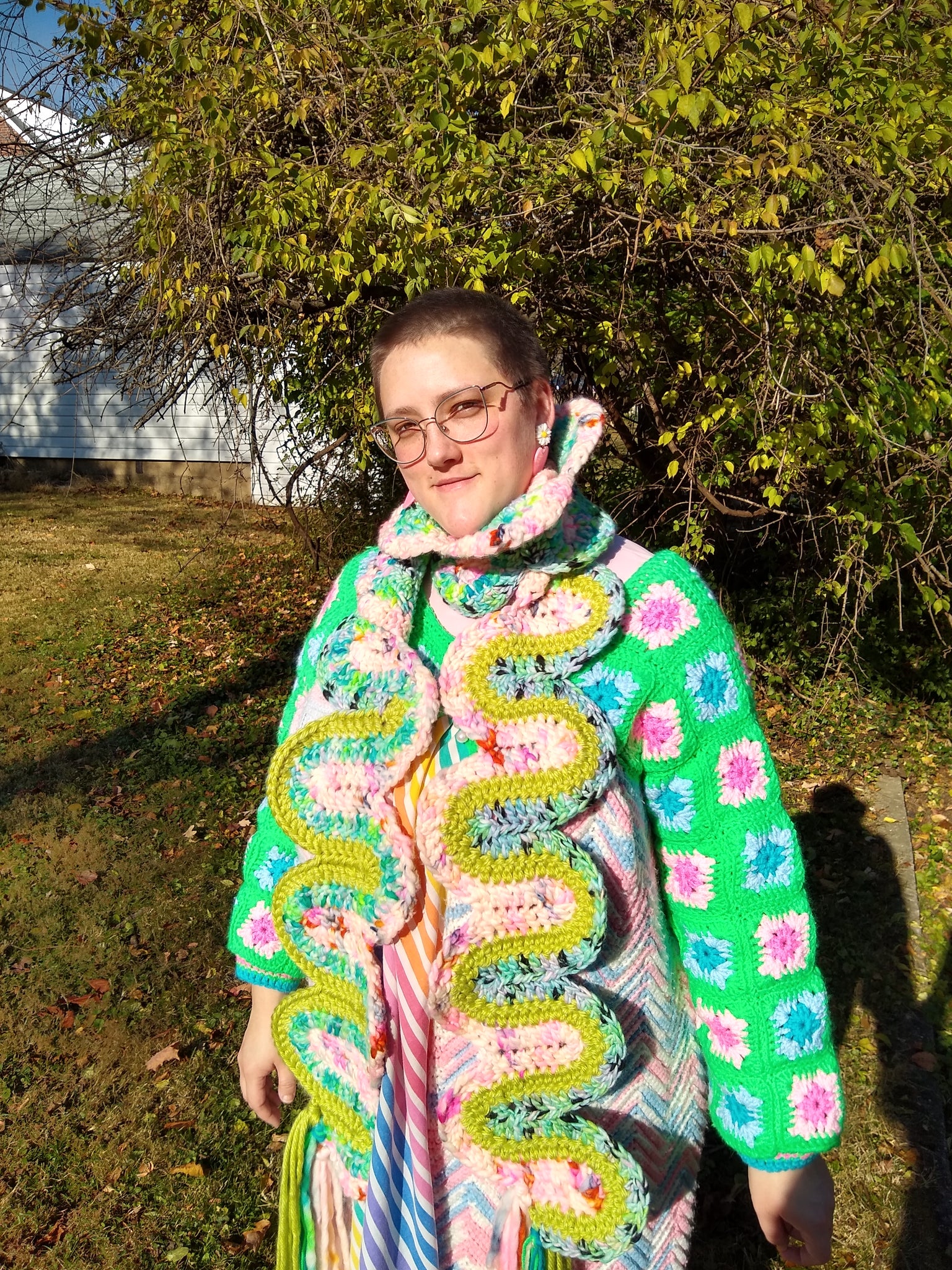 'All Zig- No Zag Scarf' Downloadable Crochet Pattern