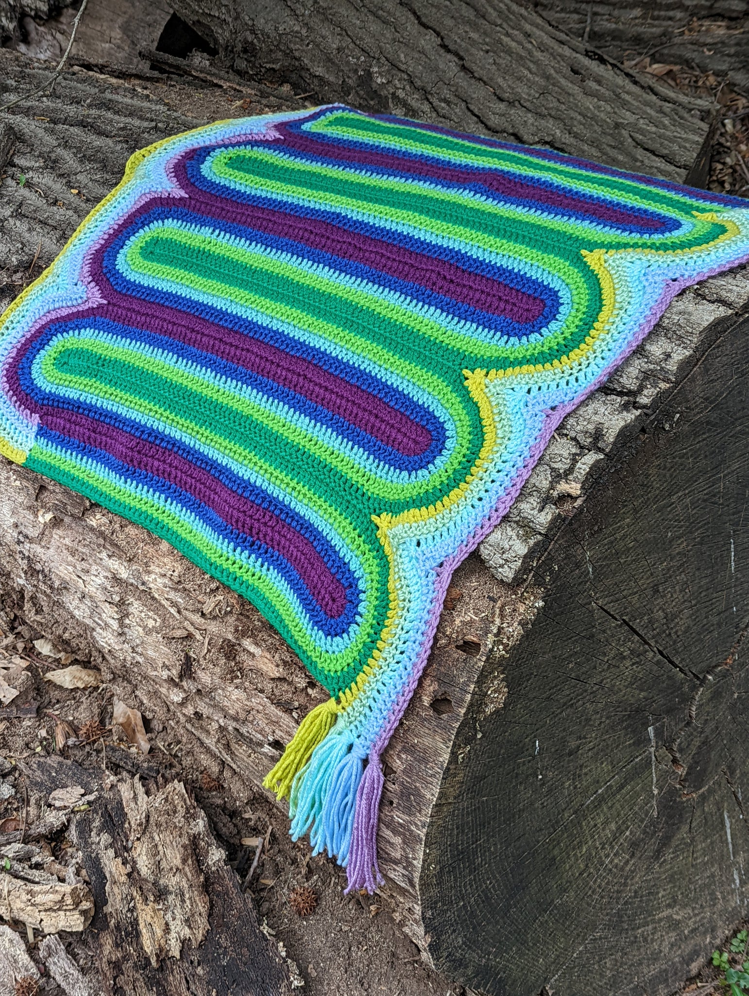 'Rainbow Reverie Blanket' Downloadable Crochet Pattern