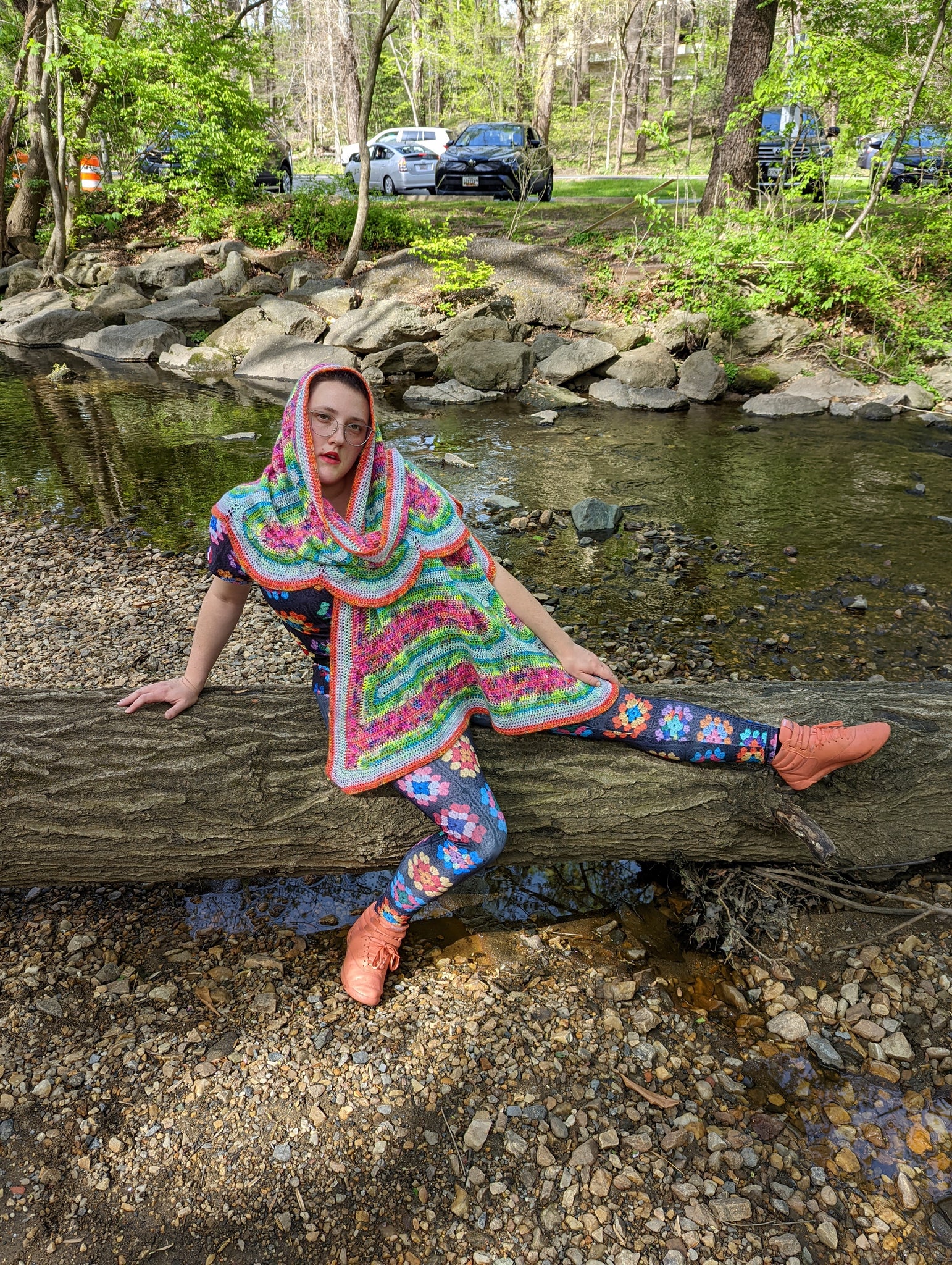 'Cosmic Drip' Shawl Downloadable Crochet Pattern