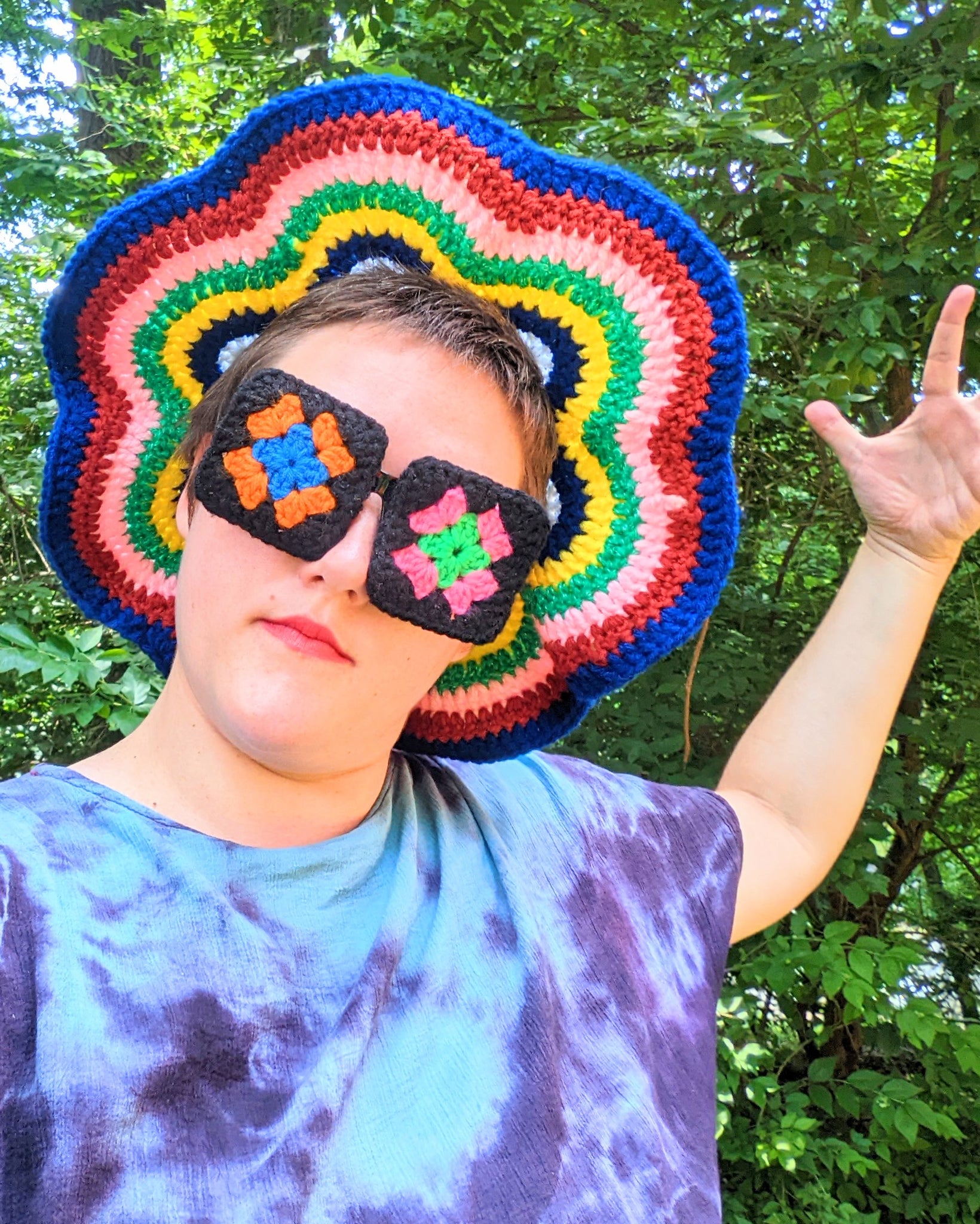 'Floppy Flower Sun Hat' Downloadable Crochet Pattern
