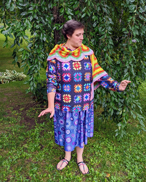 Neverweaver' Dragon Tail Shawl Downloadable Crochet Pattern