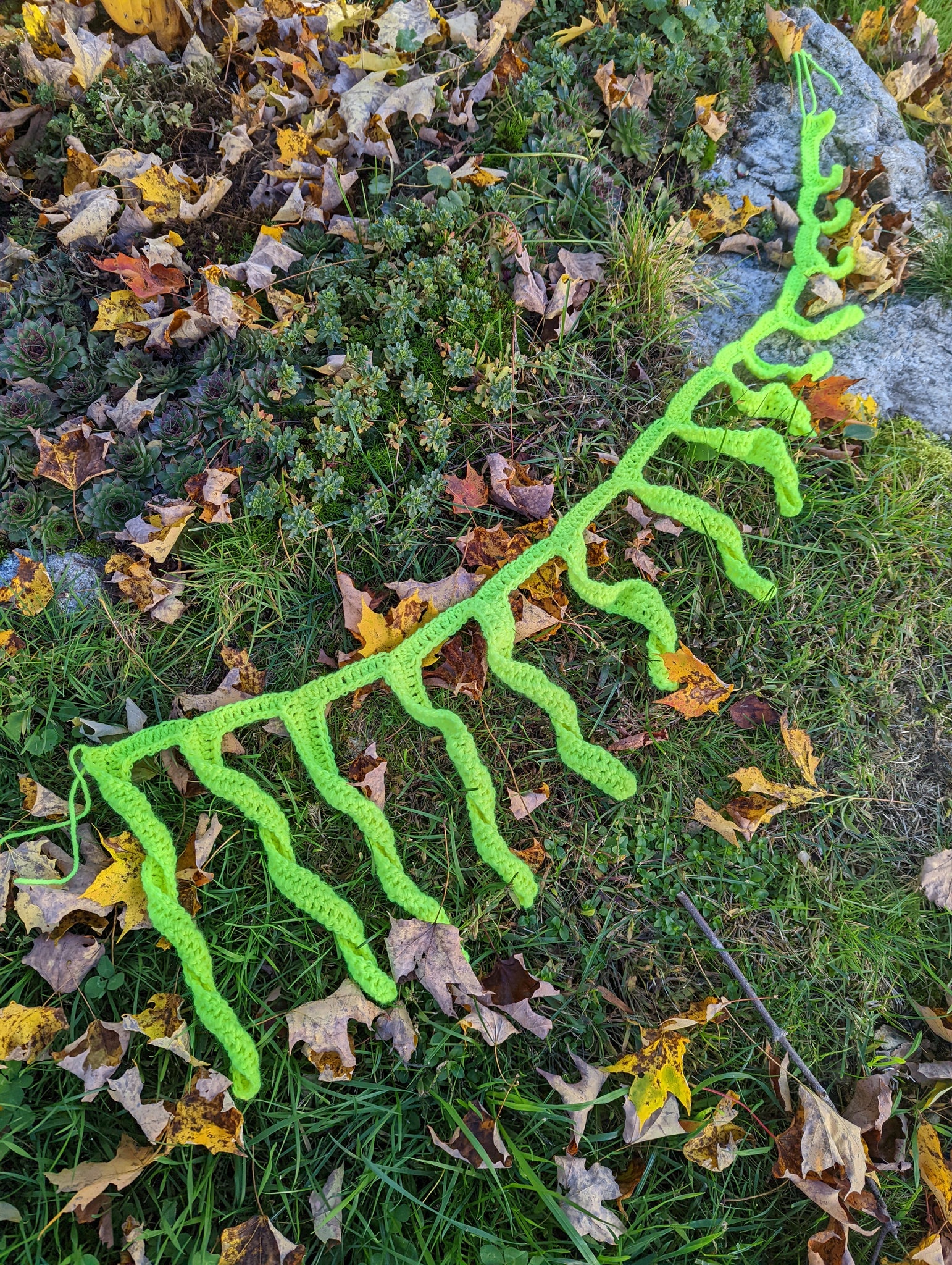'Wavecrest' Dragon Tail Shawl Downloadable Crochet Pattern