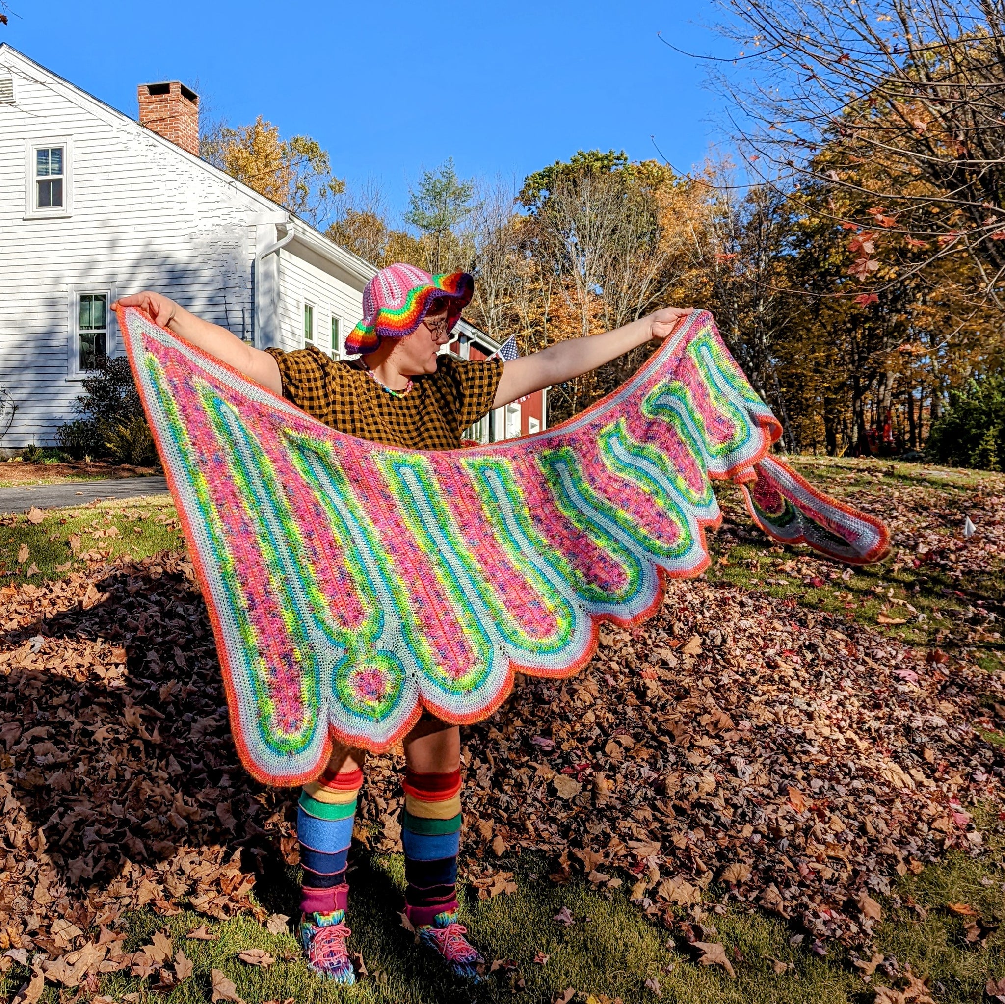 'Cosmic Drip' Shawl Downloadable Crochet Pattern
