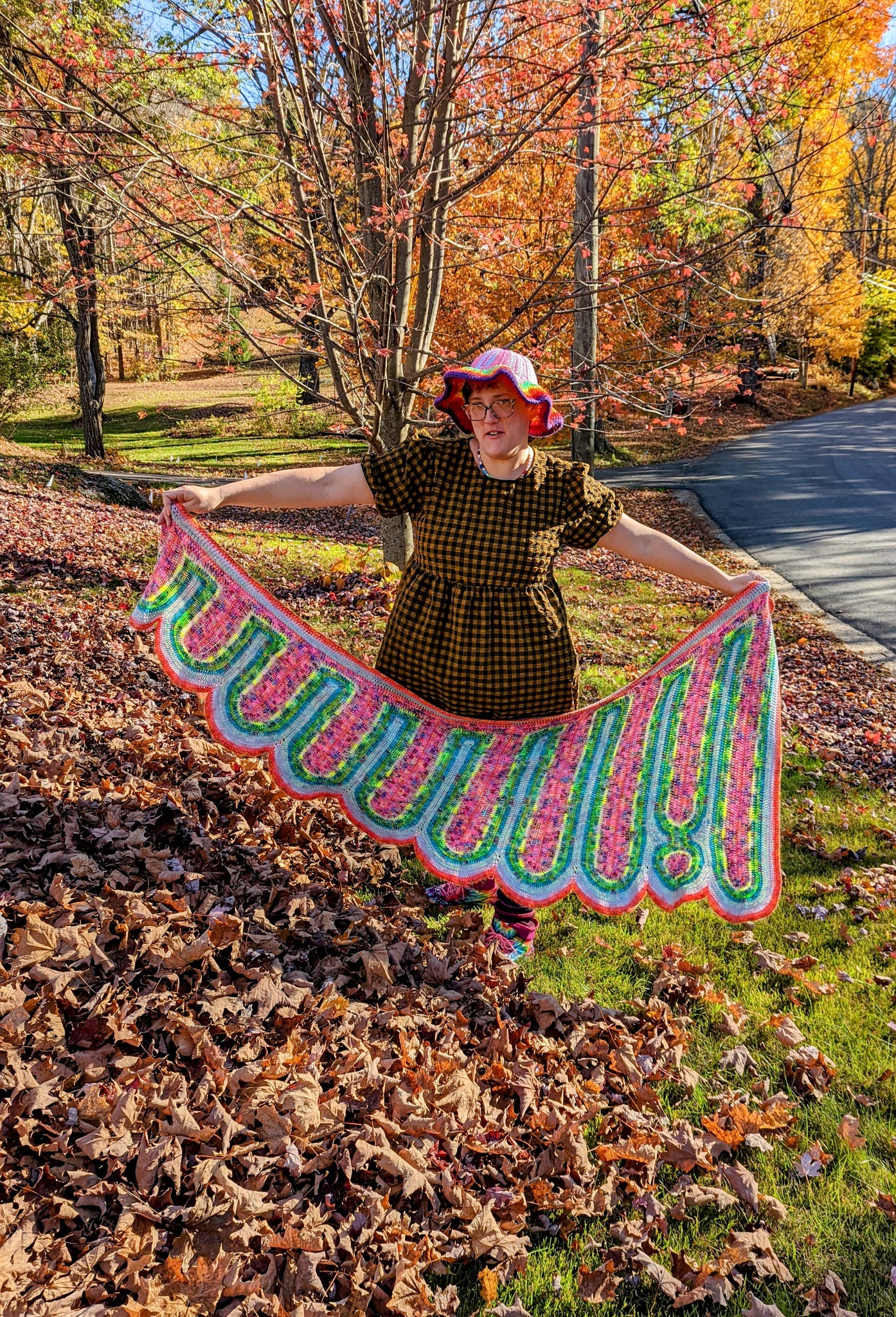 'Cosmic Drip' Shawl Downloadable Crochet Pattern