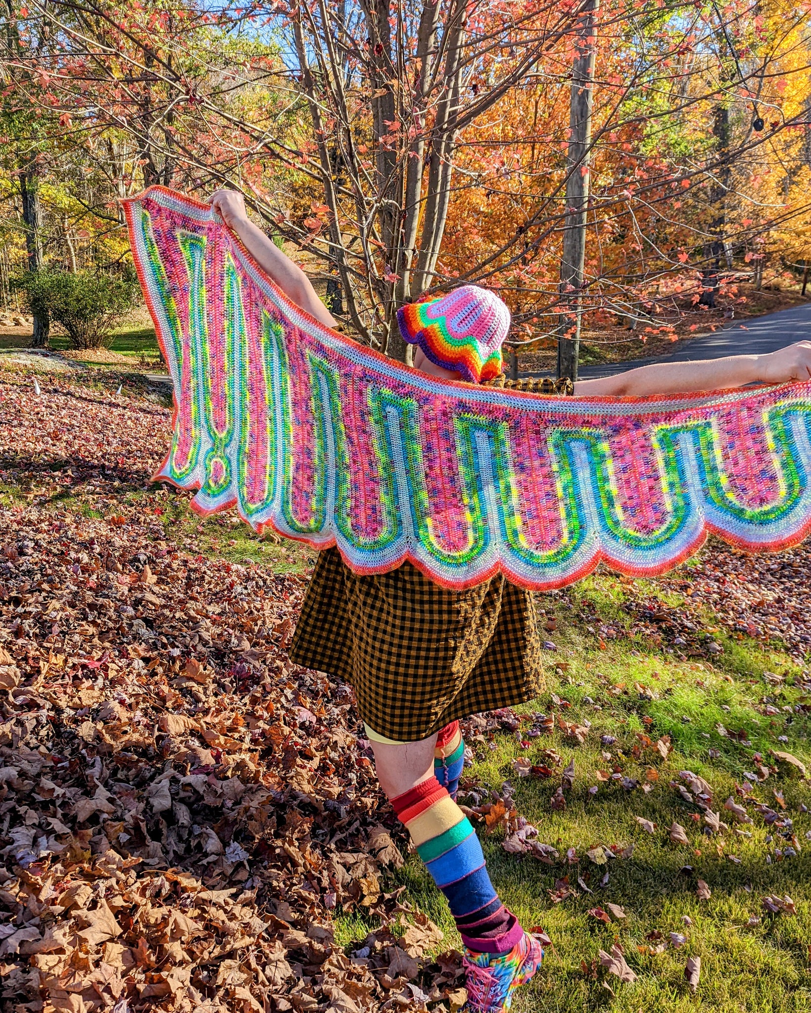 'Cosmic Drip' Shawl Downloadable Crochet Pattern