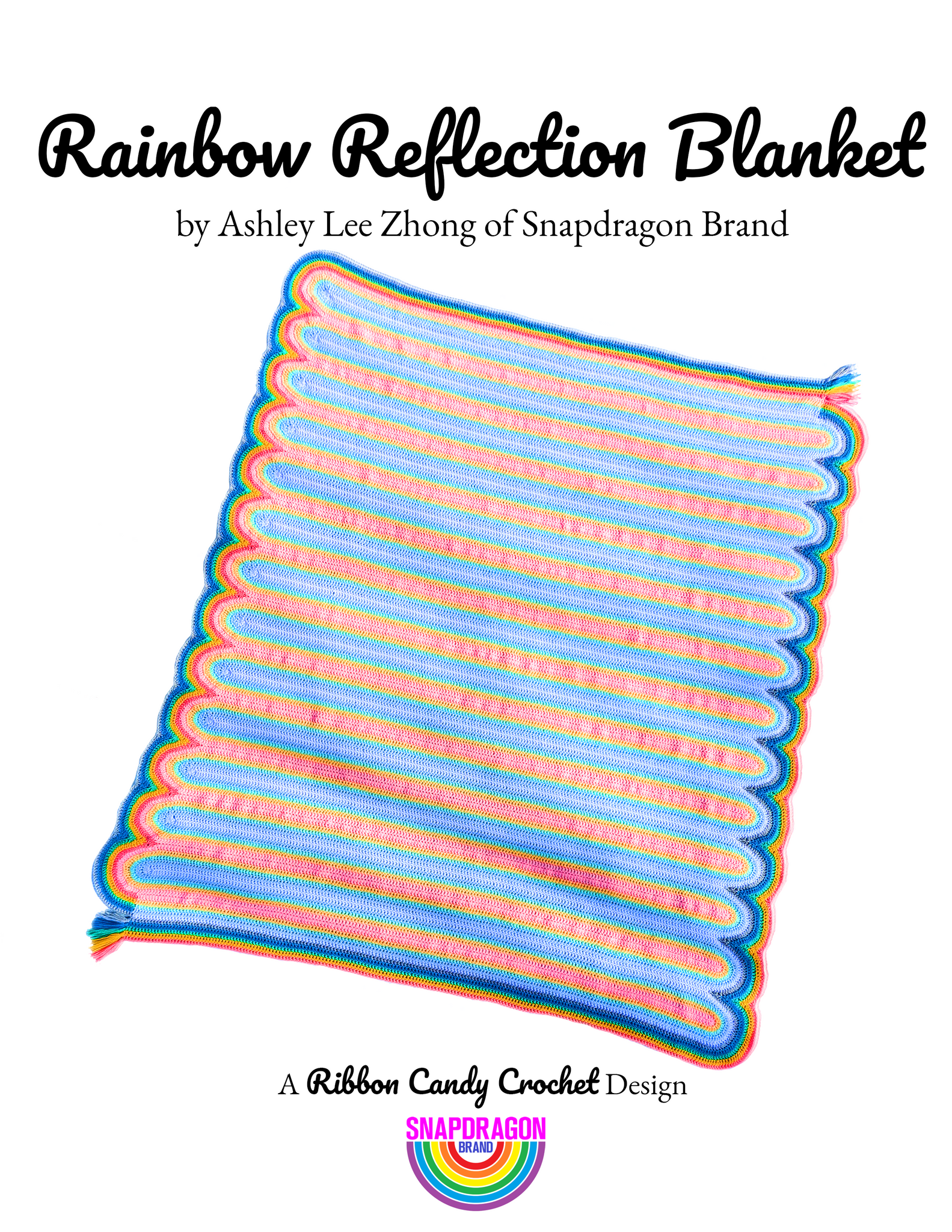 'Rainbow Reflection' Blanket Downloadable Crochet Pattern