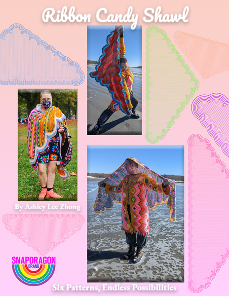 Ribbon Candy Shawl' Complete E-Book – Snapdragon Brand