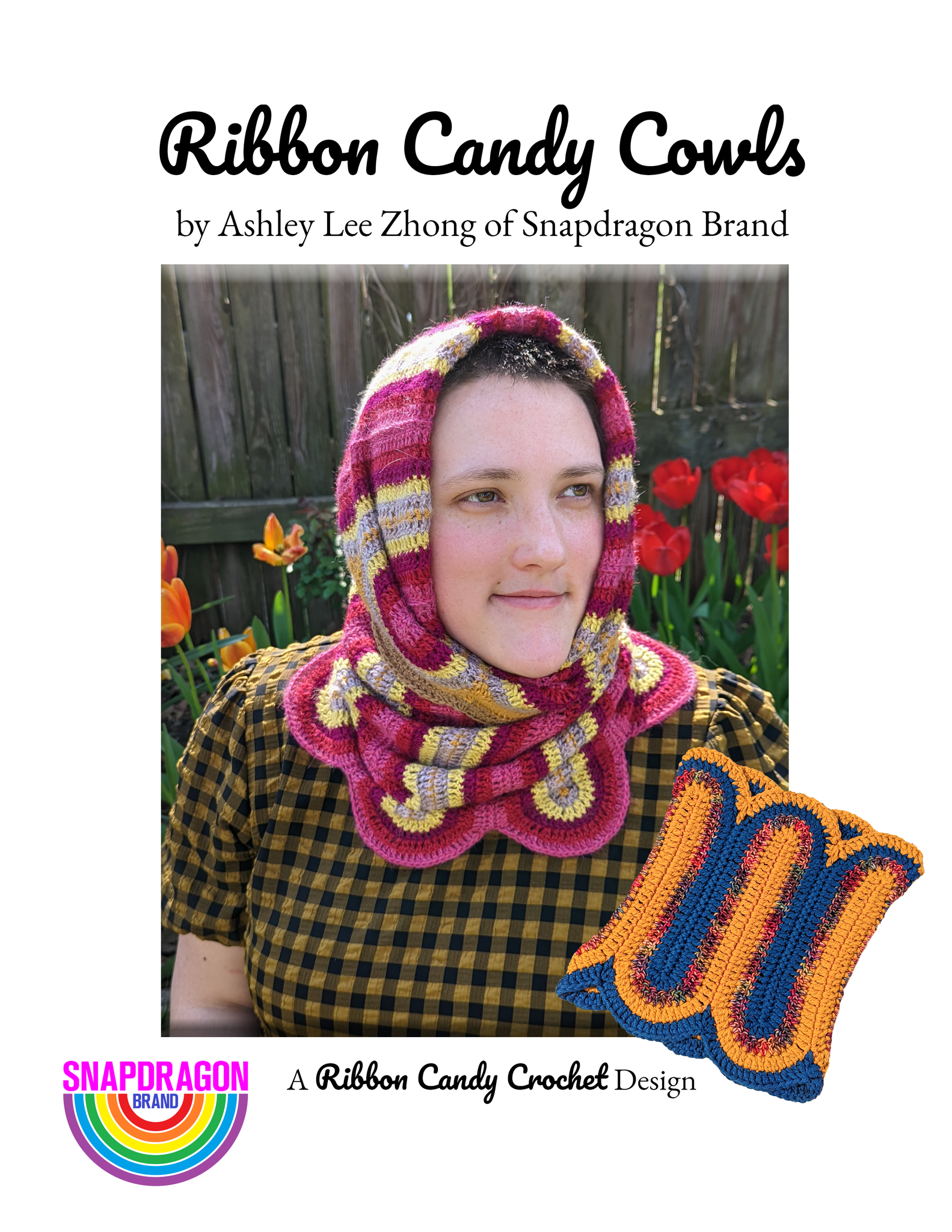 'Ribbon Candy Cowls' Downloadable Crochet Pattern Collection