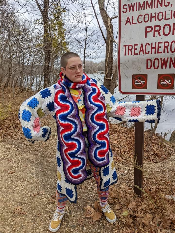 'Neon Glow Scarf' Downloadable Crochet Pattern
