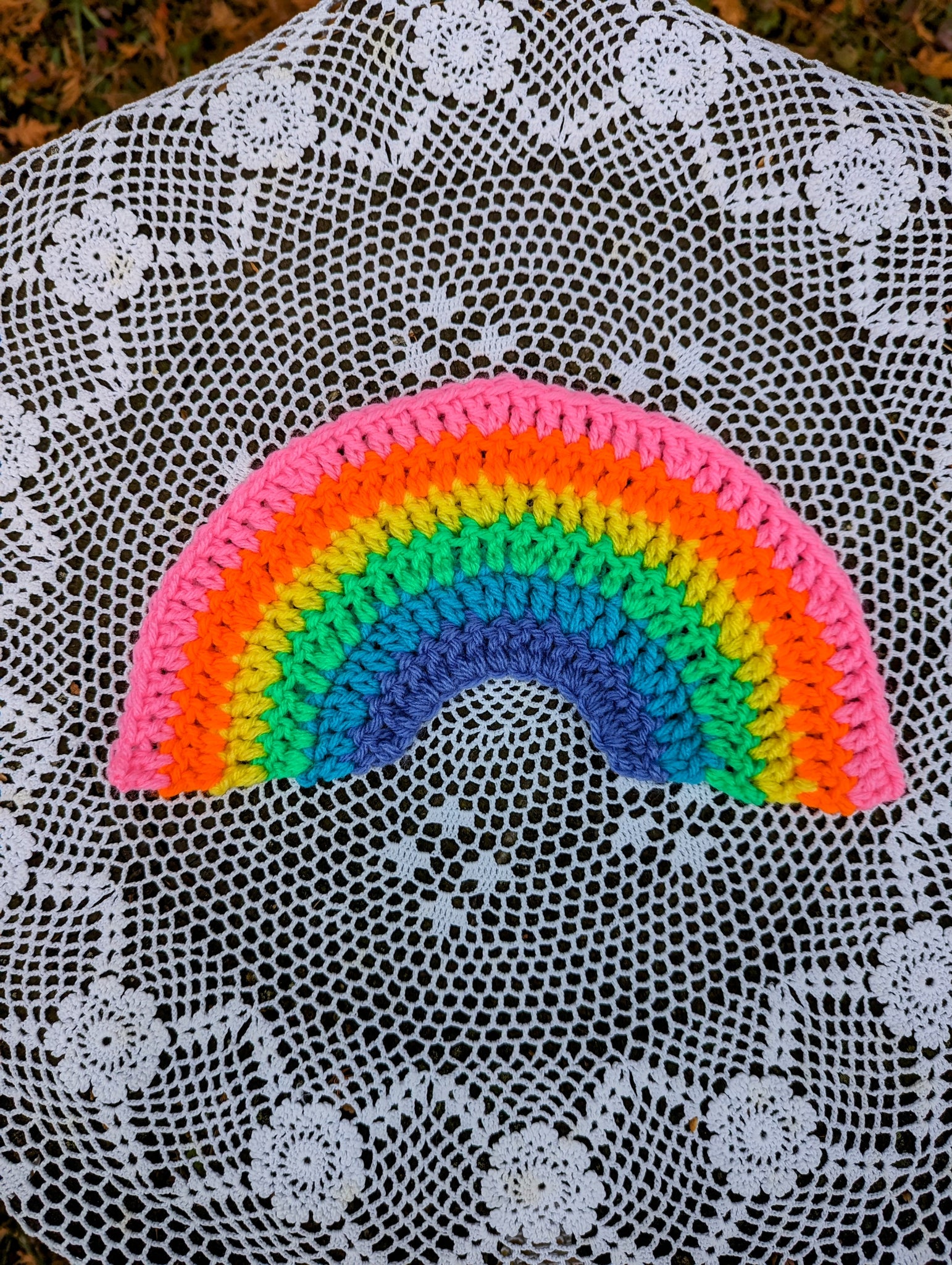 Stream Exclusive: $5 Crocheted Rainbow Sew-on Patch