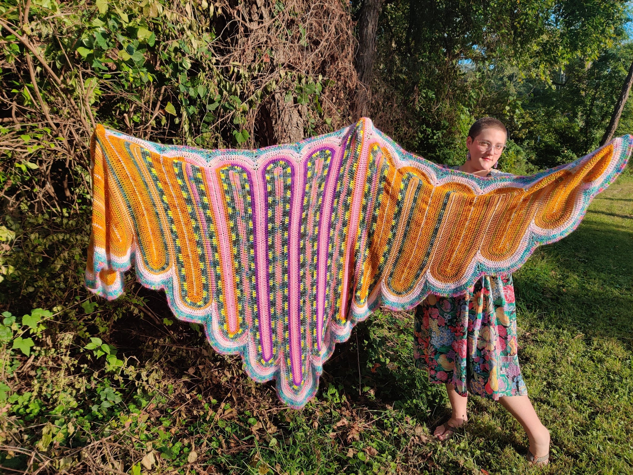 'Ribbon Candy Shawl' Complete E-Book