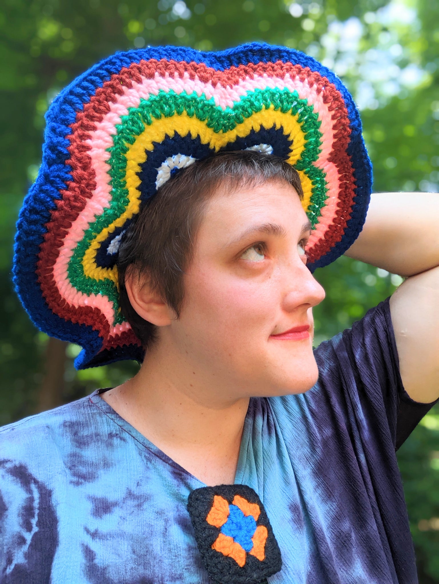 'Floppy Flower Sun Hat' Downloadable Crochet Pattern
