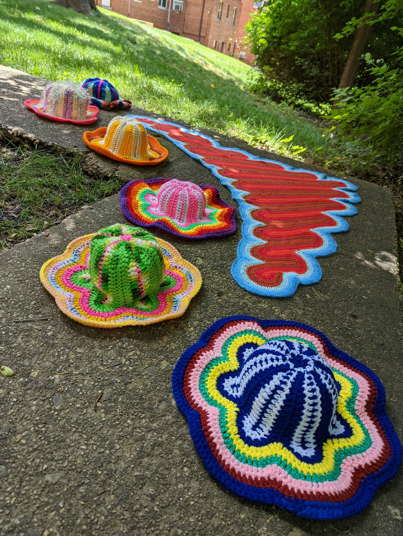 'Floppy Flower Sun Hat' Downloadable Crochet Pattern