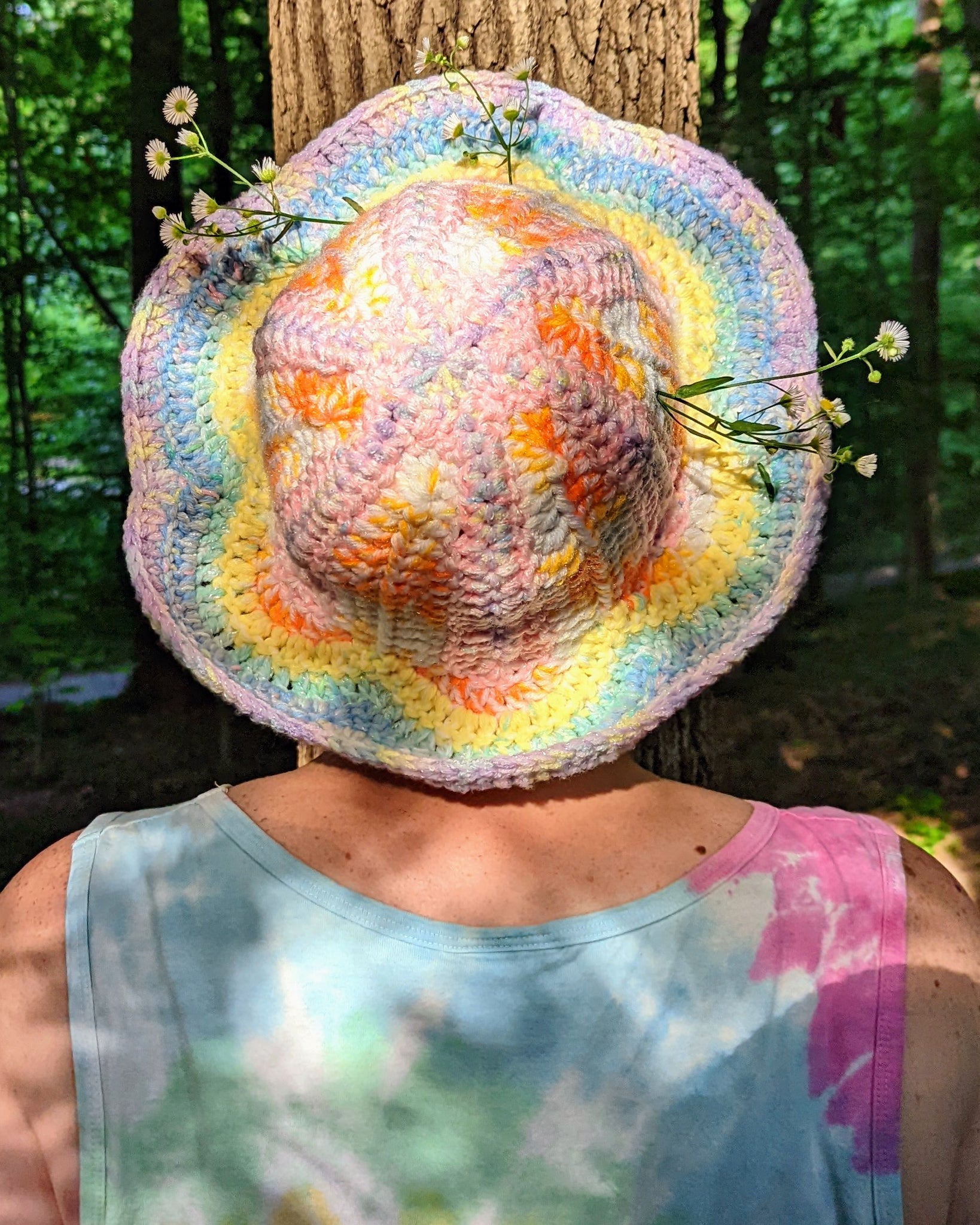 'Daisy Derby' Hat Downloadable Crochet Pattern