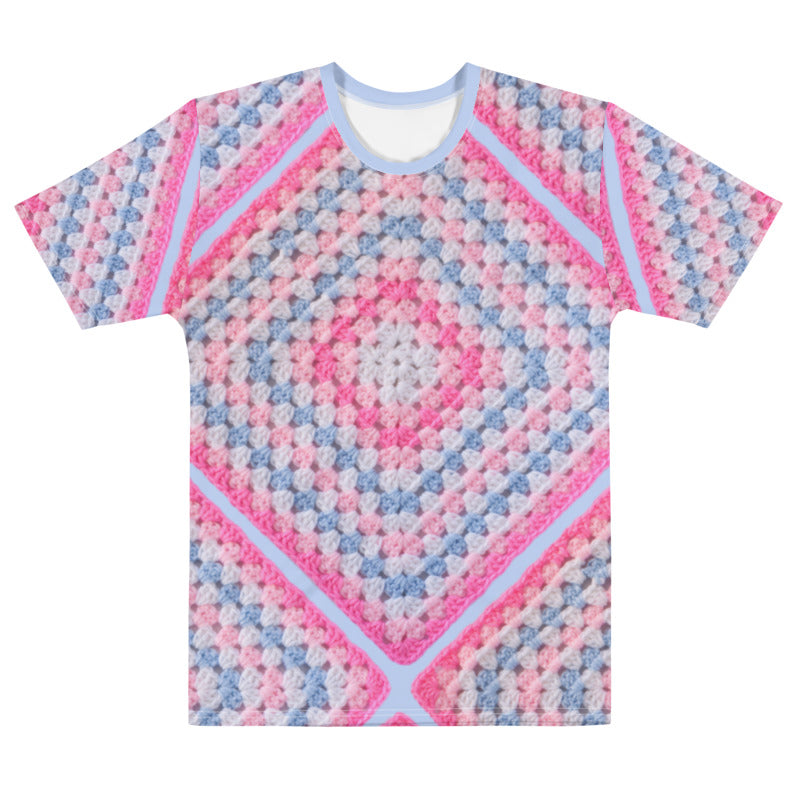 'Cotton Candy' Crochet Print Unisex T-Shirt
