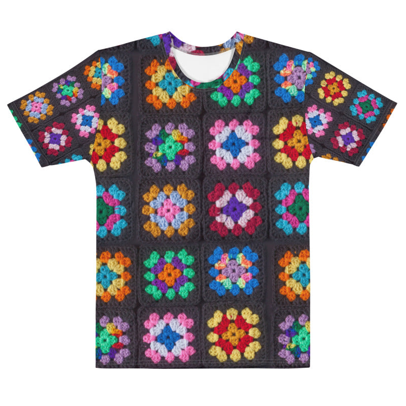'Kaleidoscope' Crochet Print Unisex T-Shirt